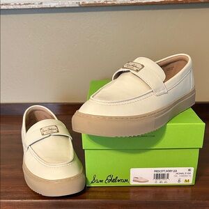 Sam Edelman Ivory Slip-On loafers